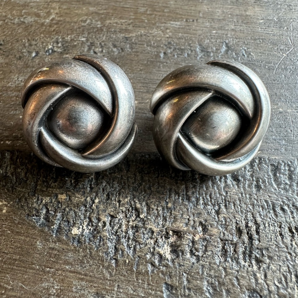 Rose Bud Sterling Silver Earrings